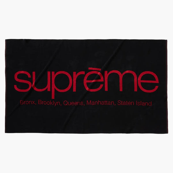 Supreme Five Boroughs Towel Black