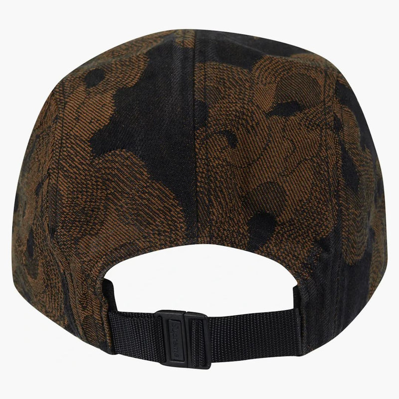Nejvyšší plameny Jacquard Denim Camp Cap Washed Black