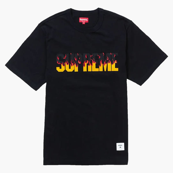 Supreme Flames S/S Top Black