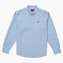 Supreme Flannel Oxford Shirt Light Blue