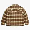 Högsta flanell reversibel buffertjacka brun