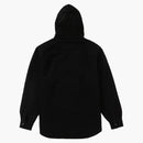 Supreme Fleece Hooded Denim Shirt Black