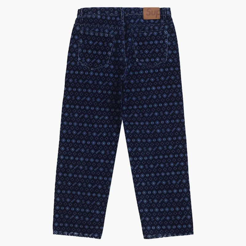 Jean blu sciolto supremo.