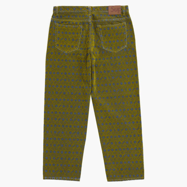 Sustard di jean in forma sciolta di Supreme.