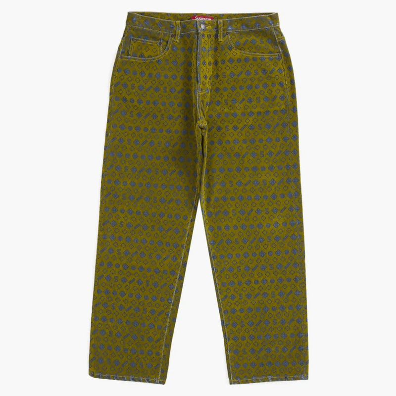 Sustard di jean in forma sciolta di Supreme.
