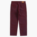 Supreme Flocked Regular Jean Red
