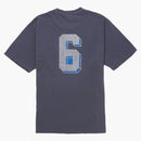 Supreme Flocked Washed S/S Top Navy