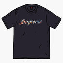 Supreme Floral Appliqus/S Top Black
