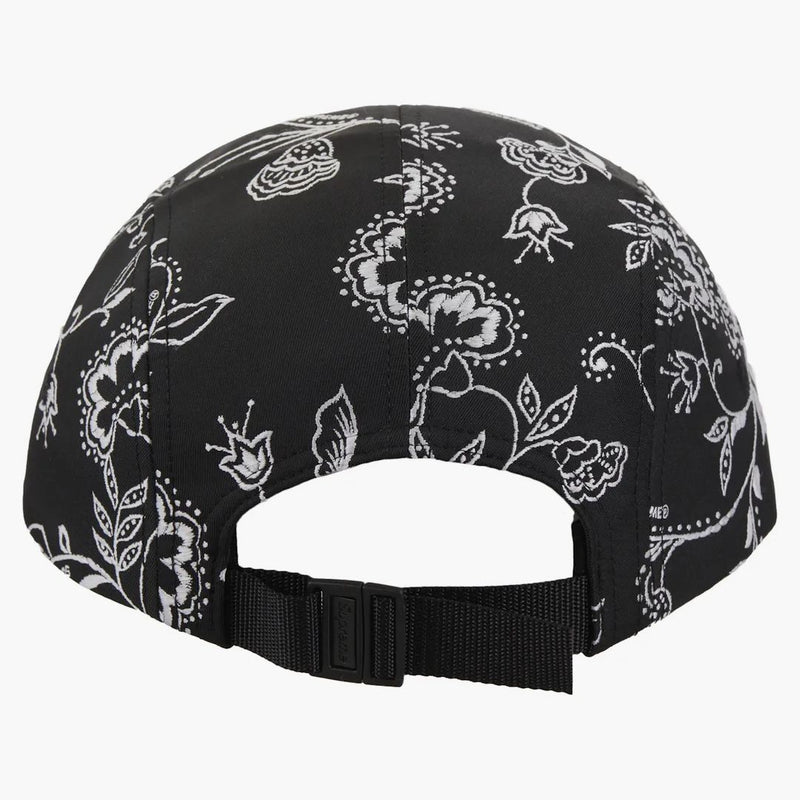 Supreme Floral Jacquard Camp Cap Black