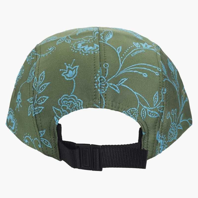 Supremo Floral Jacquard Camp Cap Green