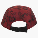 Supreme Floral Jacquard Camp Cap Red