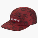 Supreme Floral Jacquard Camp Cap Red