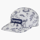 Supreme Floral Jacquard Camp Cap White