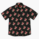 Supreme Floral Rayon S/s Shirt Black