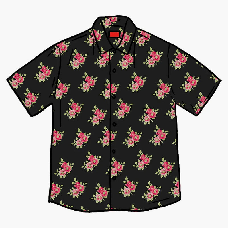 Nejvyšší květinové košile s/s košile