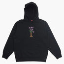 Supreme Flowers Hooded Sweatshirt Black