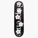 Supreme Flowers Skateboard Deck Black