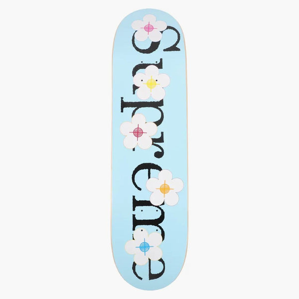 Nejvyšší květiny skateboard paluba modrá