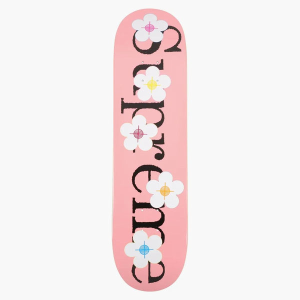 Nejvyšší květiny skateboard paluba růžová