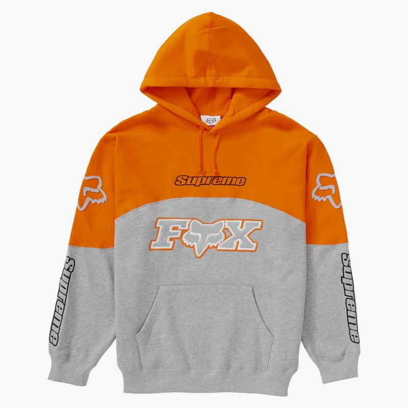 Supreme Fox Racing Felpa con cappuccio grigio
