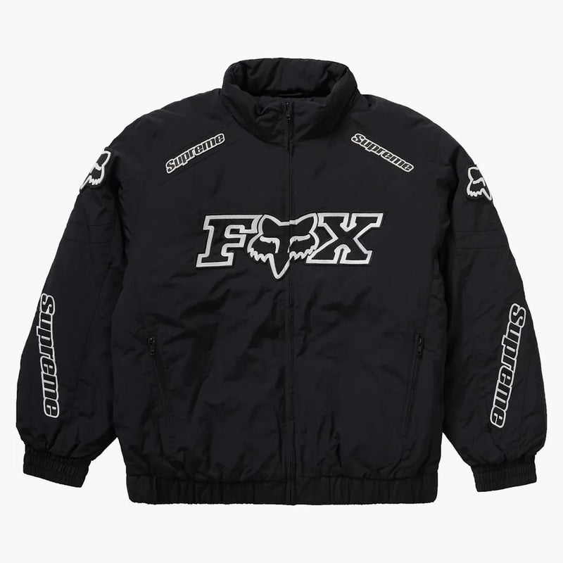 Supreme Fox racing puffy jacka svart