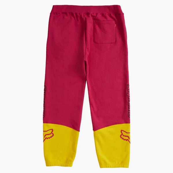 Supreme fox racing sweatpant pink