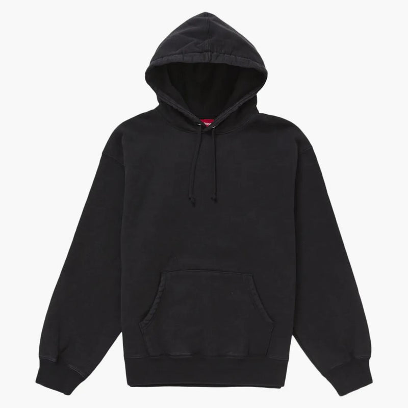 Supreme Frayed Hooded Sweatshirt Black