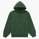 Supreme Frayed Hooded Sweatshirt Green