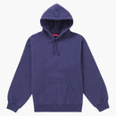 Supreme Frayed Hooded Sweatshirt Washed Navy