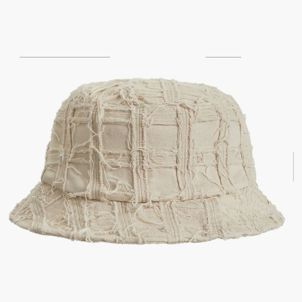 Supreme Frayed Patchwork Denim Crusher Natural