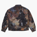 Supreme Frazetta Faux Shearling fodrad lastbilsjacka Multicolor