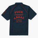Supreme Fuck Everything S/s Work Shirt Light Navy