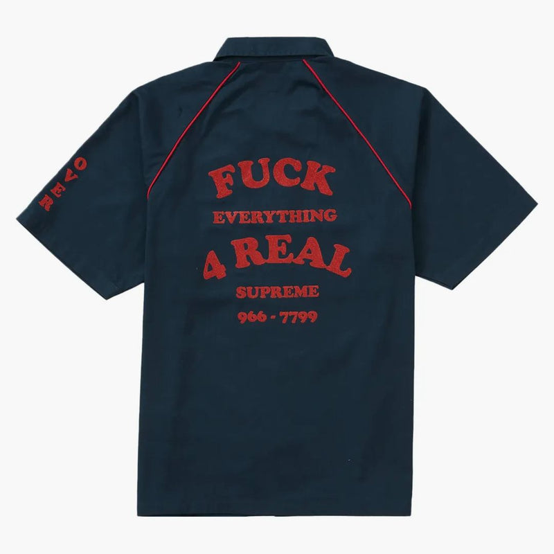 Nejvyšší kurva všechno s/s pracovní košile Light Navy