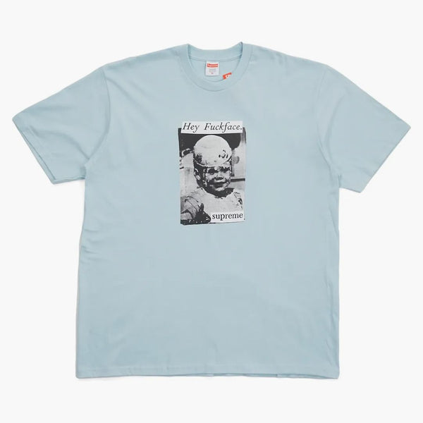 Supreme Fuck Face Té Azul pálido