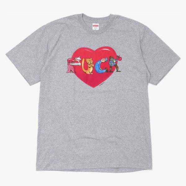 Supreme Fuck Love Tea Heather Gray