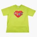 Supreme fuck love tea lime