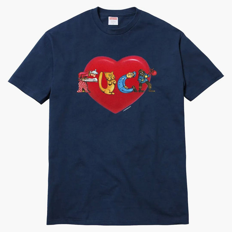 Supreme Fuck Love Tee Navy
