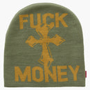 Supreme Fuck Money Beanie Green
