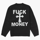 Supreme fuck money sweater black