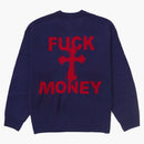 Supreme Fuck Money Sweater Navy