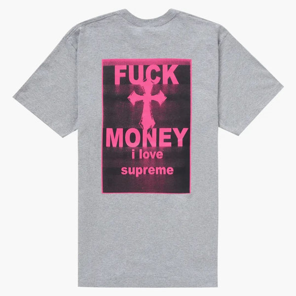 Supreme Fuck Money Tea Heather Gray