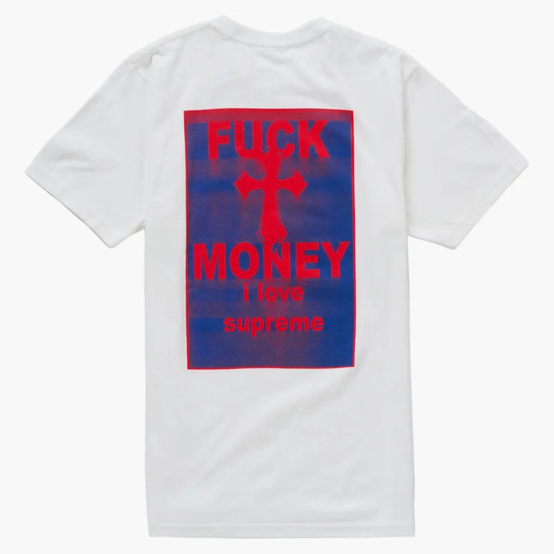 Supreme fuck money tea white