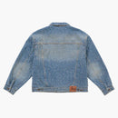 Supreme Fuck Stitch Denim Trucker Jacket Blue
