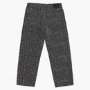 Supreme fuck stitch loose fit jean black