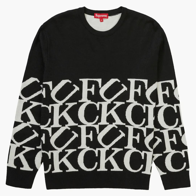 Supremo cazzo maglione nero