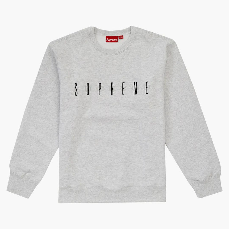 Supreme fuck you crewneck ash gray