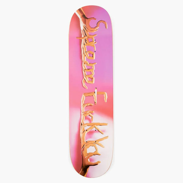 Supremo Fuck You Skateboard Skateboard Mack rosa