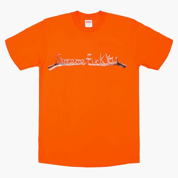 Supreme fuck you tea orange