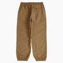 Supreme Full Zip Baggy Warm Up Pant Light Brown