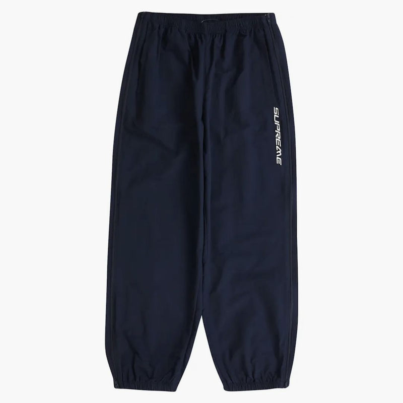 Supreme Full Zip Baggy Warm Up Pant Navy